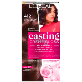 Loreal Paris Casting Creme Gloss barva na vlasy 412 ledové kakao Iced chocolates Loreal Paris Casting Creme Gloss barva na vlasy 412 ledové kakao Iced chocolates