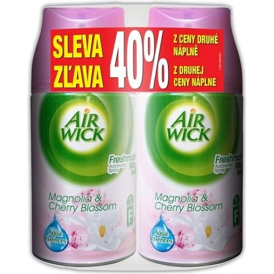 Air Wick FreshMatic Magnolie & Třešeň náhradní náplň 2 x 250 ml