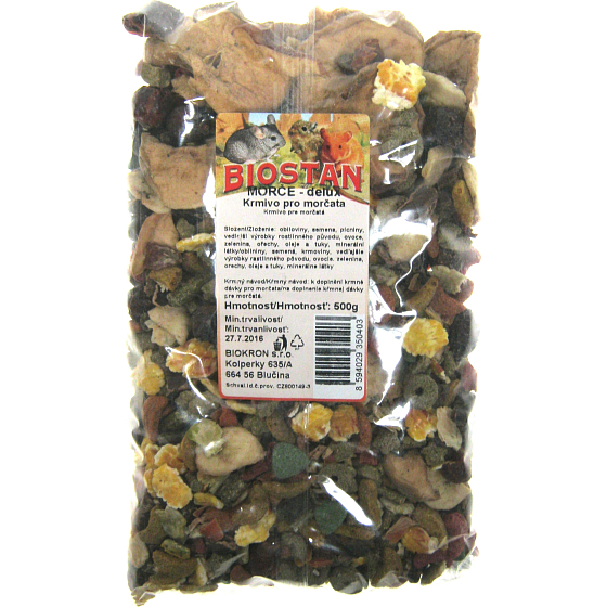 Biostan Morče Delux krmivo pro Morčata 500 g