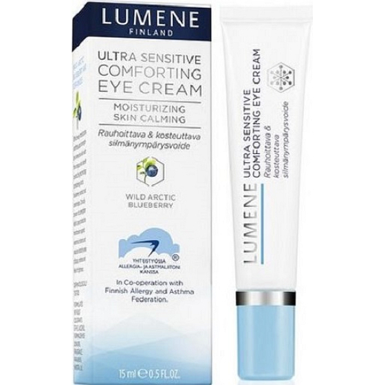 Lumene Ultra Sensitive Comforting Eye Cream uklidňující a hydratační oční krém pro velmi citlivou pleť 15 ml