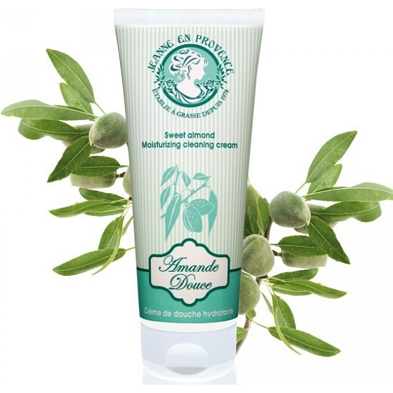 Jeanne en Provence Amande Douce Sladké mandle sprchový krém 200 ml
