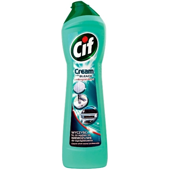 Cif Cream Bleach abrazivní čistící tekutý písek 500 ml