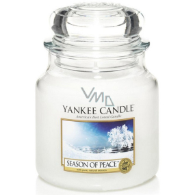 Yankee Candle Season Of Peace - Období míru vonná svíčka Classic střední sklo 411 g