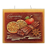 Candles Skořice vonná svíčka plochá 3 knoty 130 x 105 mm
