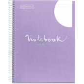 Miquelrius Emotions notes blok tečkovaný A4 Lawendowy 80 kart 90 g