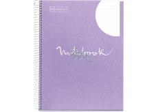 Miquelrius Emotions notes blok tečkovaný A4 Lawendowy 80 kart 90 g