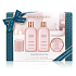 Baylis & Harding Jojoba, vanilka a mandlový olej pěna do koupele 300 ml + sprchový krém 300 ml + mléko na ruce a tělo 50 ml + vonná svíčka 60 g, kosmetická sada pro ženy