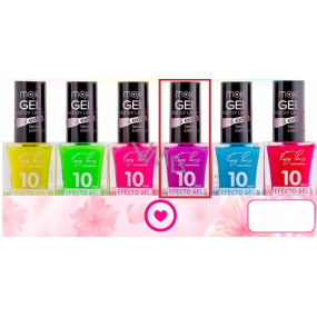 Moje Easy Paris 10Days Efecto Gel fluorescenční gelový lak na nehty 004 Fialový 15 ml Moje Easy Paris 10Days Efecto Gel fluorescenční gelový lak na nehty 004 Fialový 15 ml