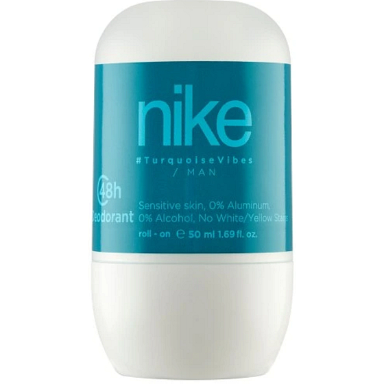 Nike Turquoise Vibes Man kuličkový deodorant roll-on pro muže 50 ml
