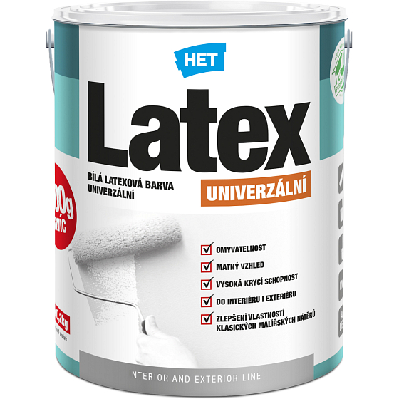 Het Latex uniwersalny, biały, 1 kg