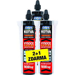 Ceys kotwa chemiczna poliesterowa, 300 ml, 2 + 1