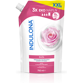 Indulona tekuté mýdlo Róża náhradní náplň, 750 ml