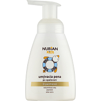 Nubian Kids myjąca piana po opalaniu, 250 ml