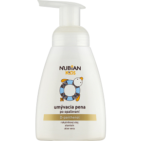 Nubian Kids myjąca piana po opalaniu, 250 ml