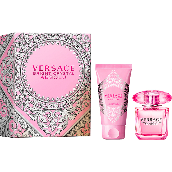 Versace Bright Crystal Absolu parfémovaná voda 30 ml + tělové mléko 50 ml, dárková sada