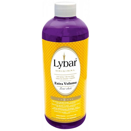 Lybar Extra Volume lak do włosów dla ekstra objętości włosów wkład 500 ml
