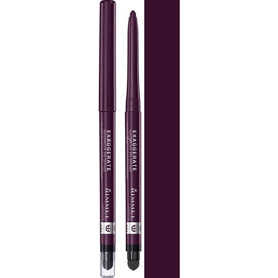 Rimmel London Exaggerate automatická voděodolná tužka na oči 271 Ripe Plum 0,28 g