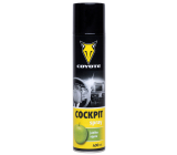 Coyote Cockpit Cytrynowy antystatyczny, czyści i pielęgnuje plastik, skórę, gumę, drewno, skórę syntetyczną w wnętrzu pojazdu 400 ml spray