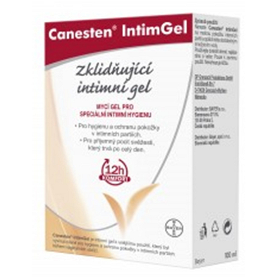 Canesten IntimGel zklidňující během vaginálních obtíží 100 ml
