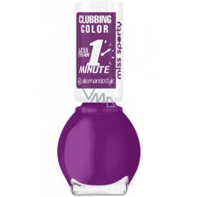 Miss Sporty Clubbing Colour lak na nehty 306 Mysterious Purple 7 ml