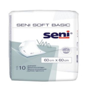 Seni Soft Basic higieniczne podkłady chłonne 2 krople, 60 x 60 cm 10 sztuk