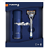 Gillette Fusion5 holicí strojek pro muže + Ultra Sensitive hydratační gel na holení 75 ml, kosmetická sada, pro muže