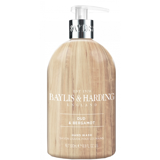 Baylis & Harding Růžový pepř a Šafrán tekuté mýdlo na ruce dávkovač 500 ml