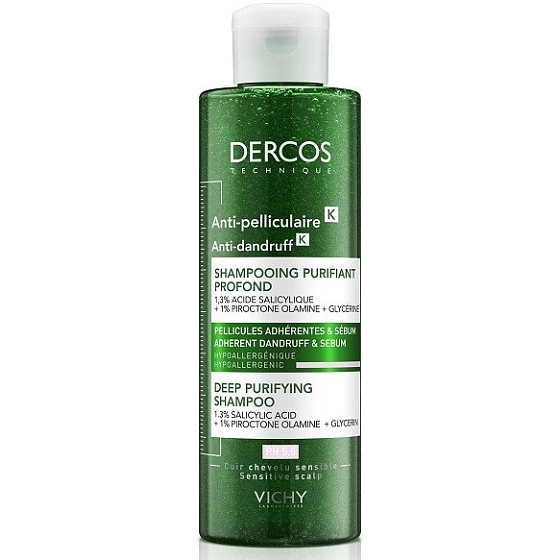 Vichy Dercos K Peelingový šampon proti lupům 250 ml