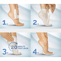 Scholl PediMask Expert Care Aloe Vera 20 minutová vyživující maska na nohy s aloe vera, 1 pár navlékacích ponožek