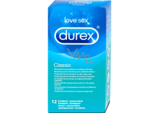 Durex Classic klasyczny kondom nominalna szerokość: 56 mm 12 sztuk