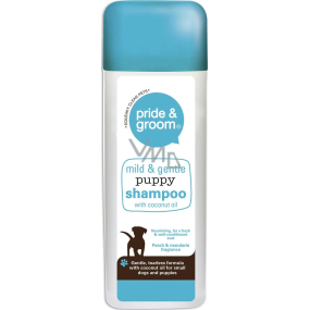 Pride & Groom Mild & Gentle Puppy Shampoo szampon dla szczeniąt z olejem kokosowym 300 ml
