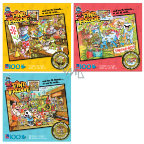 EP Line Baby Genius Find Freddie puzzle svítící ve tmě 100 dílků různé druhy, doporučený věk 6+ EP Line Baby Genius Find Freddie puzzle svítící ve tmě 100 dílků různé druhy, doporučený věk 6+