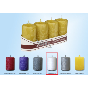 Lima Ledová bílá svíčka válec 40 x 70 mm 4 kusy Lima Ledová bílá svíčka válec 40 x 70 mm 4 kusy