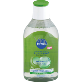 Nivea Aminoacid micelarna woda do demakijażu dla skóry wrażliwej 400 ml