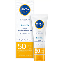 Nivea Sun Sensitive OF50 krem do twarzy 50 ml