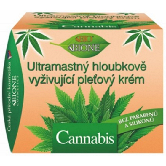 Bione Cosmetics Cannabis ultranawilżający krem nawilżający do twarzy 51 ml