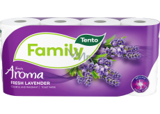 Tento Fresh Aroma Lavenda 2warstwowy papier toaletowy, 8 rolek, rolka 17,8 m