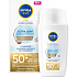 Nivea Sun Ultra Light Daily Fluid tonujący krem do opalania o średnim odcieniu OF50+, 40 ml