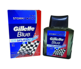 Gillette Blue Storm Force Splash voda po holení pro muže 100 ml