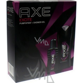 Axe Excite deo pumpsprej 75 ml + sprchový gel 400 ml, kosmetická sada Axe Excite deo pumpsprej 75 ml + sprchový gel 400 ml, kosmetická sada