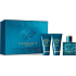 Versace Eros pour Homme toaletní voda 50 ml + balzám po holení 50 ml + sprchový gel 50 ml, dárková sada