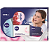 Nivea Výživný denní krém S/C 50 ml + Výživný noční krém S/C 50 ml + Extra jemný odličovač očí 125 ml + Labello Malina intenzivní péče o rty 16,7 g, kosmetická sada