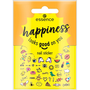 Essence Happiness Looks Good on You naklejki na paznokcie 57 sztuk