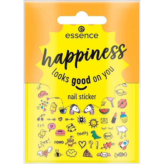 Essence Happiness Looks Good on You naklejki na paznokcie 57 sztuk