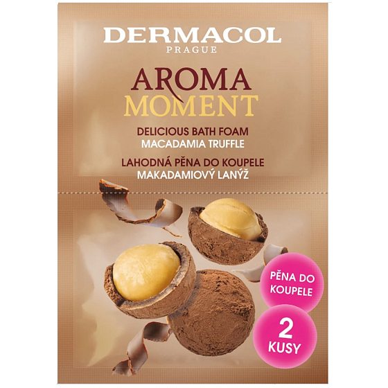 Dermacol Aroma Moment Makadamiowy lanýž pęna do kąpieli 2 x 15 ml