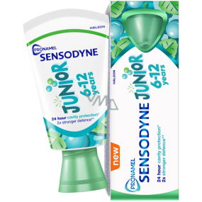 Sensodyne Pronamel Junior pasta do zębów z fluorem i miętowym smakiem dla dzieci w wieku 6-12 lat 50 ml Sensodyne Pronamel Junior pasta do zębów z fluorem i miętowym smakiem dla dzieci w wieku 6-12 lat 50 ml
