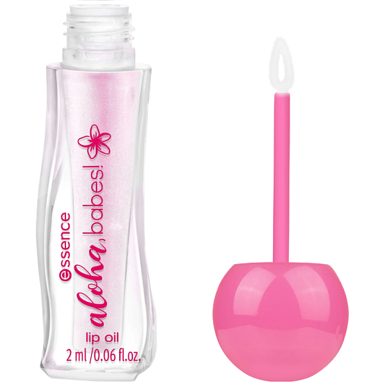 Essence Aloha, babes! olej na rty 01 Time To Coco-loco! 2 ml pro hydrataci a lesk rtů