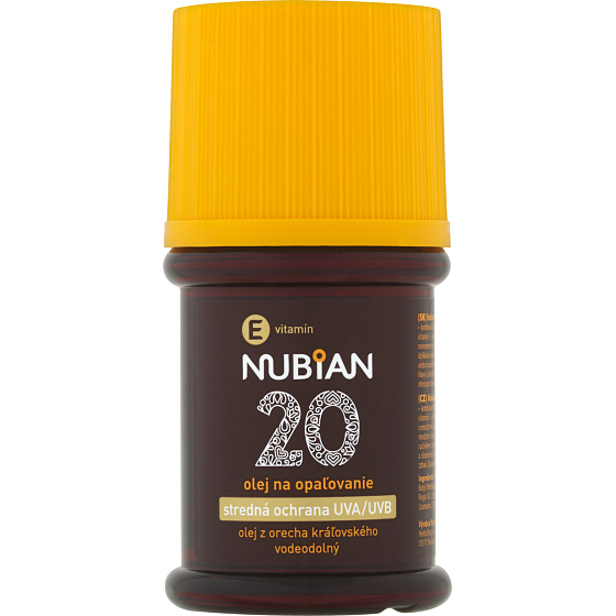 Nubian OF 20 olej do opalania, 60 ml