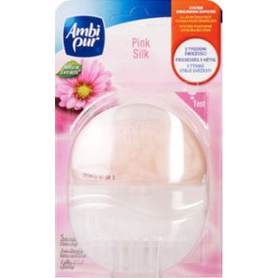 Ambi Pur Pink Silk Wc blok tekutý závěs 55 ml