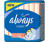 Always Classic Normal wkładki damskie, 10 szt.